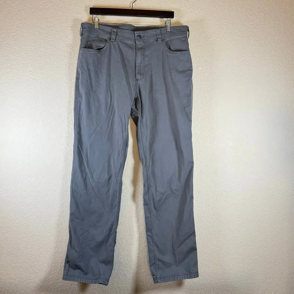Duluth Trading Co Pants Mens 38x36 Act (38x33) Duluthflex Fire Hose Cargo Gray